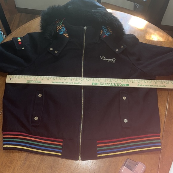 Coogi Vintage varsity coat size 3x - Unisex - Rainbow - Picture 12 of 13